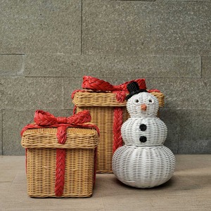 Cesta de Almacenamiento Multiusos de 3 Niveles, Moderna y Ecológica, de Ratán Natural, Marca Snowman - Product Image 5