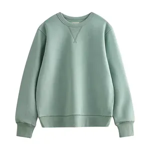 Sweat-shirt unisexe 6XL imprimé ODMOEM en molleton épais, col rond oversize, uni, décontracté, pour l'hiver, vêtements de sport d'extérieur, vente en gros - Product Image 1