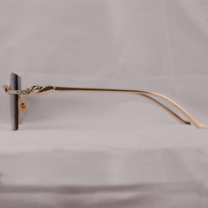 Gafas de sol Moissanite elegantes y elegantes Gafas de diseño deslumbrantes para un aspecto atrevido y sofisticado - Product Image 5