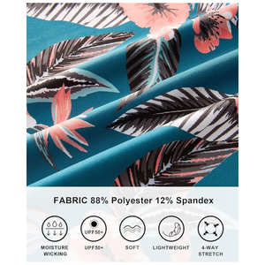 Camisa polo tropical hawaiana con estampado floral para hombre, transpirable, de verano, para playa, vacaciones, manga corta, informal. - Product Image 5