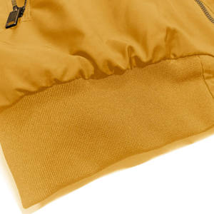 Vente en gros de vestes d'université imprimées avec logo personnalisé pour hommes, tissu de toile à col à capuche noir zippé de style letterman de baseball - Product Image 2