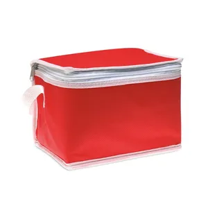 Sac isotherme personnalisé PROMOCOOL pour 6 canettes – Boîte de merchandising sur mesure - Product Image 1
