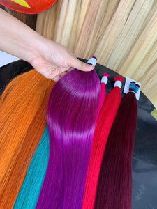 2025 Venta caliente de alta calidad 100% Extensiones de cabello virgen vietnamita Extensiones de cabello humano liso natural de color personalizable - Product Image 6