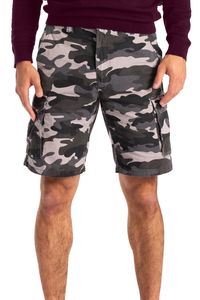 Mens 3/4 Long Length Shorts Elasticated Waist Cargo <b>Three</b> <b>Quarter</b> cotton <b>jeans</b> shorts Casual Men's camo Shorts - Product Image 5