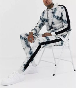 OEM al por mayor hombres Tie Dye chándal ropa de calle chándal Anti Shrink diseño moderno chándal para hombres con color personalizado - Product Image 2