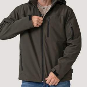 Chaqueta Softshell impermeable para hombre con capucha: ligera, transpirable y resistente al viento, perfecta para aventuras al aire libre - Product Image 6
