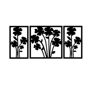 Artisanat de qualité supérieure cadre en feuille d'or moderne art mural en métal décoration intérieure/extérieure plantes/fleurs personnalisable mobile facile - Product Image 4