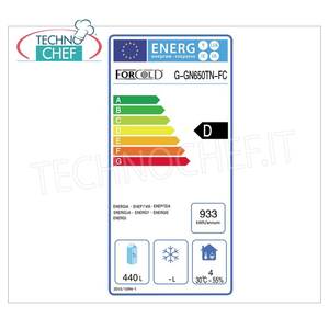 Equipo de Refrigeración Comercial Forcold G-GN650TN-FC, 1 Puerta, 650 Litros, Ventilado, Temperatura de -2/+8°C Modelo Clase D - Product Image 1