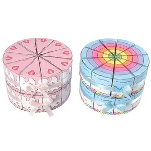 Juego <span class=keywords><strong>de</strong></span> 10 Cajas <span class=keywords><strong>de</strong></span> Regalo con Diseños <span class=keywords><strong>de</strong></span> Pasteles, Contenedor para Dulces, Chocolates y Cosméticos para Fiestas Infantiles, Cumpleaños y Bodas - Product Image 4