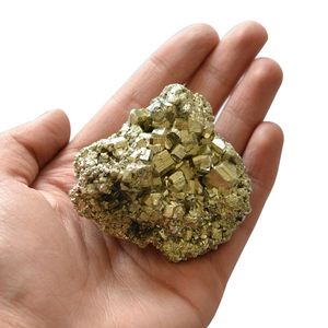 Pirita Natural en Bruto, Cristal en Racimo, 100g, Piedra de la Abundancia y Protección - Product Image 2