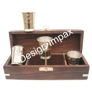 Sextante decorativo Caja de madera Regalos embalados Sextante de latón En artículos náuticos precios de fábrica más vendidos - Product Image 6