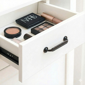 Poignée de meuble contemporaine en alliage de zinc, style vintage, durable, écologique, facile à installer, pour cuisine, salle de bain, armoire, commode - Product Image 6