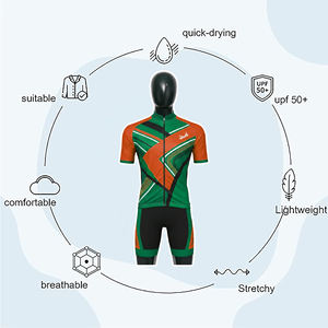 Maillot de Ciclismo Profesional Ligero de Manga Corta para Hombre, Novedad 2025, con Cremallera y Nombre de Equipo Personalizado - Product Image 3