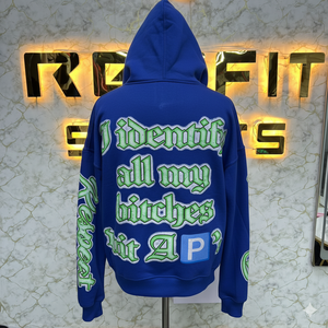 Design personnalisé meilleur matériel tarifs de gros haute qualité 500 GSM coton polaire personnalisé sérigraphie fermeture éclair sweats à capuche - Product Image 5