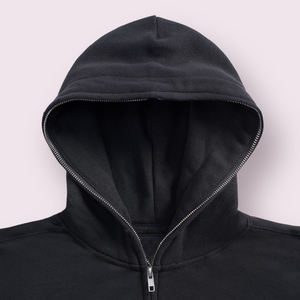 Sudaderas con cremallera de cara completa para hombre con logotipo personalizado Sudaderas con cremallera completa de la mejor calidad Sudaderas con capucha con cremallera completa para hombre personalizadas para hombre - Product Image 3