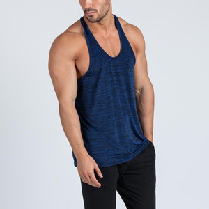 Fitness Gym Tank Tops Chalecos personalizados Proveedor Personalizar Deportes Hombres Sublimación Cantidad Serigrafía Camiseta sin mangas Verano - Product Image 3