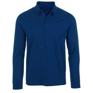 Men's Plain custom color <b>Polo</b> <b>Shirt</b> Full Sleeve Casual Cotton Blend Tee <b>with</b> Collar perfect casual wear oem product - Product Image 2