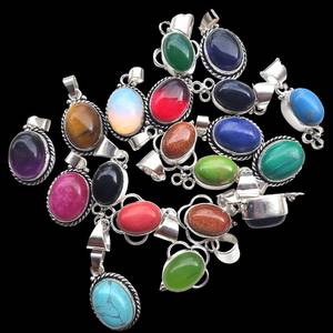 925 argent Sterling plaqué Multi pierres précieuses forme ovale concepteur lunette réglage fait à la main en gros mode lot en vrac fabrication - Product Image 2