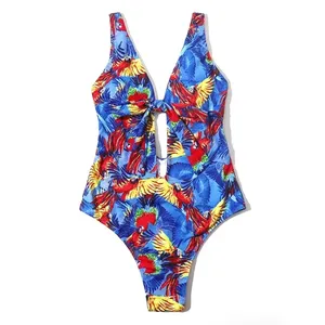 Drop-Ship Damen sexy solide zweiteiliger badeanzug Leotard Körperanzug Bikini Bandeau Top 1-teiliger badeanzug ohne Bedruck