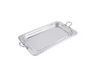 ถาดเหล็กตกแต่งสีเงินคละสีทำจากโลหะทรงสี่เหลี่ยมดีไซน์ไม่เหมือนใคร - Product Image 2