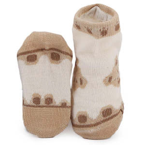 Newborn <b>Booties</b> - Brown - Product Image 3