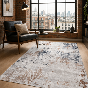 <b>Rug</b> Weavers RW7014 Vector Denim Modern Washable <b>Rug</b> Dropshipping Wholesale Washable Chenille 10 Sizes - Product Image 6