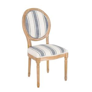 Chaise de salle à manger en bois massif de luxe nordique, chaise rembourrée de style royal pour la maison, le bar, le restaurant et le mobilier de café - Product Image 6