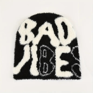 Gorros de Punto Desgastados al por Mayor del Fabricante, Gorro de Punto con Logotipo Personalizado, Gorro de Punto Jacquard Personalizado - Product Image 2