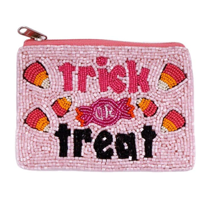 Monedero de Halloween con Cuentas Bordadas a Mano, Elegante y de Primera Calidad, Multicolor, para Dulces o Bromas, por MD HANDICRAFTS - Product Image 1