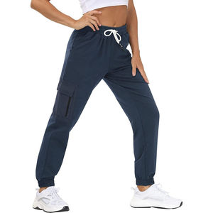 Pantalones de chándal largos personalizados para mujer Pantalones de chándal de algodón para el último diseño 2025 Pantalones de chándal con logotipo de impresión personalizada de cintura alta al por mayor - Product Image 4