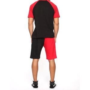 Wholesale Summer Wear Arrival cotton Breathable <b>Men</b> Sets Short Sleeve T <b>Shirt</b> and Shorts Solid Color <b>Men's</b> Clothing <b>Men's</b> Sets - Product Image 2