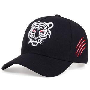 Nouveau coton noir tigre broderie casquette de Baseball hommes femmes Hip Hop chapeau été camionneur casquettes unisexe Snapback chapeaux - Product Image 6