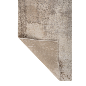 พรมไหมไผ่ผสมขนสัตว์ถักมือลายเอนโทรปี ไอวอรี่ รุ่น AKWS-13078(CS-01) ขนาด 10 มม. รูปทรงสี่เหลี่ยมผืนผ้า ลายแบบนามธรรม สำหรับตกแต่งบ้าน ห้องโถง ห้องพัก ปูพื้นบ้าน - Product Image 5