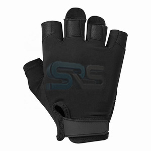 Guantes de fitness de medio Dedo de alta calidad para hombre, venta al por mayor, guantes deportivos de entrenamiento de gimnasio, correa ajustable para levantamiento de pesas - Product Image 2
