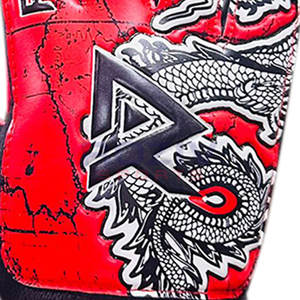 Gants de gardien de but en cuir de haute qualité professionnels avec design respirant, couleur et logo personnalisables, gants de football unisexes - Product Image 4