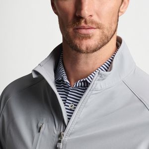 Logotipo reflectante personalizado Diseño de color de contraste Entrega de alimentos Hombre Chaqueta cortavientos impermeable de invierno Chaqueta acolchada - Product Image 6