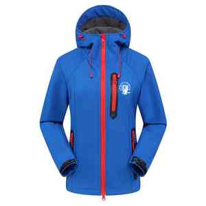 Vestes d'hiver coupe-vent Soft Shell pour femmes Conceptions personnalisables Couleur blanche solide Laine de nylon matelassée Prix d'usine Vente en gros - Product Image 4