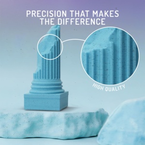 Filamento per Stampante 3D WINKLE Blu Grafite PLA HD Testurizzato 1.75mm 1kg Qualità Europea ES Biodegradabile Facile da Stampare Alta Precisione - Product Image 2