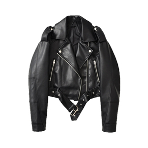 Top Selling Women's Genuine Leather Quilted Jackets Sport Style Plus Size Slim Fit <b>Cotton</b> Printed Breathable Outerwear - Product Image 5