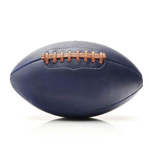 Ballon de rugby de dernière génération, en cuir de qualité supérieure, ballon de rugby personnalisé avec couleur et logo - Product Image 1