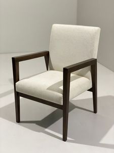 Chaise de salle à manger royale antique, fauteuil en bois fait à la main, chaise rembourrée de style vintage de luxe moderne, entrepôt de bureau à domicile - Product Image 5