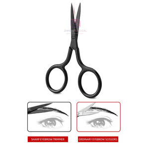 Prêt à expédier des ciseaux à ongles professionnels en acier inoxydable de haute qualité avec lame droite | Outils de manucure de beauté pour utilisation en salon - Product Image 4