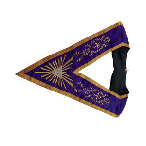 Colliers de style personnalisé pour la vente en ligne Collier de chaîne en argent et colliers maçonniques en velours - Product Image 6