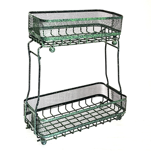Multi-Purpose Deep Flexible Iron <b>Wire</b> <b>Storage</b> <b>Basket</b> Kitchen and Bathroom Organizer Caddy - Product Image 3