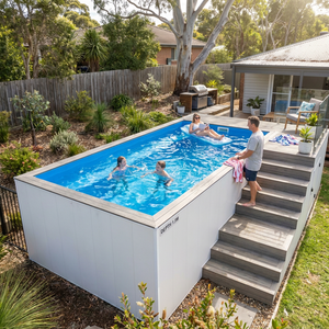 Container Swimming Pool Plug and <b>Play</b> Prefab Outdoor Garden with Complete Pool Equipment Pool - Product Image 5
