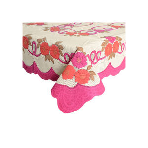 High Quality 100% Cotton Embroidered Tablecloths Latest Design <b>Round</b> <b>Table</b> <b>Cloths</b> at Low Price - Product Image 3
