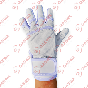 Premium Quality Youth Baseball Batting Gloves Black Colour Short Cuff Baseball & <b>Softball</b> Game Batting Gloves - Product Image 5