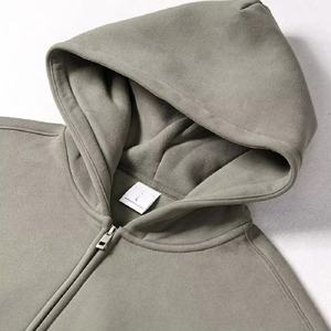 เสื้อฮู้ดสวมหัวสำหรับผู้ชายเสื้อฟลีซโอเวอร์ไซส์ฤดูหนาวพิมพ์ลายดิจิตอลโลโก้ออกแบบได้ตามที่ต้องการ - Product Image 5