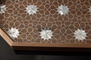 Bandeja con incrustaciones de nácar hechas a mano Tradebyd, decoración elegante para el hogar y opción de regalo de lujo - Product Image 3