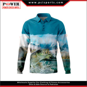 Vente en gros de chemises de pêche en tissu pour hommes vêtements de pêche à manches longues vêtements de sport séchage rapide respirant Protection UV - Product Image 6